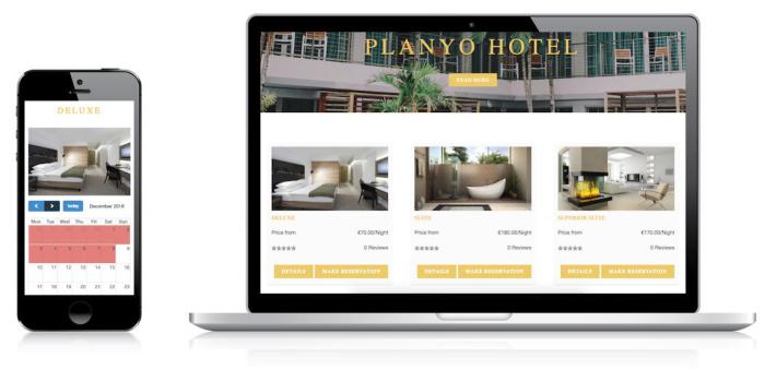 Booking system hotels hotel website demo customer